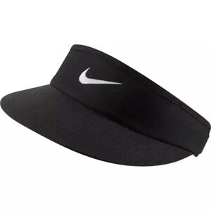 Nike Black Lightweight Dry Fit Visor Golf Hat